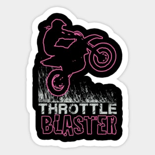 GIRL THROTTLE BLASTER Sticker